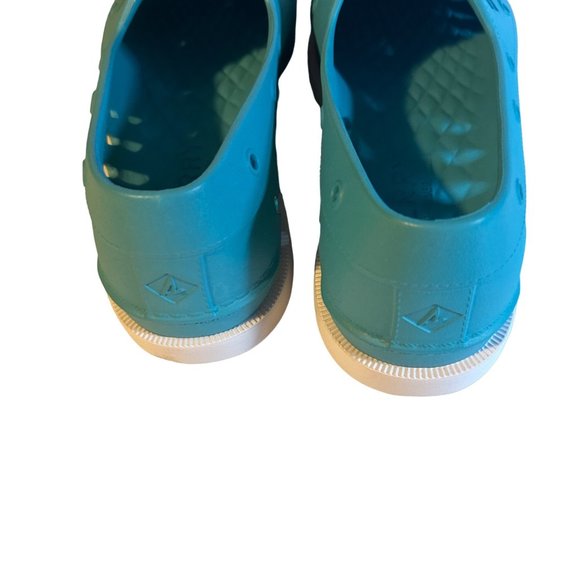 Sperry Top sider blue vented portholes rubber size 12 loafers - Picture 3 of 6